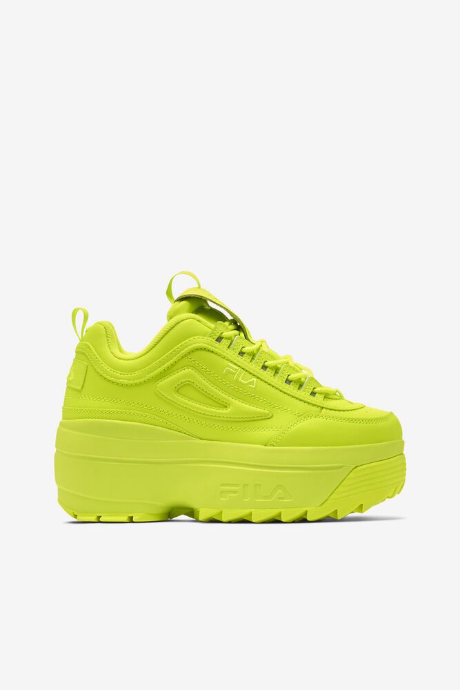 Fila Trainers Womens Yellow Disruptor 2 Wedge - Ireland 62514-PJXM